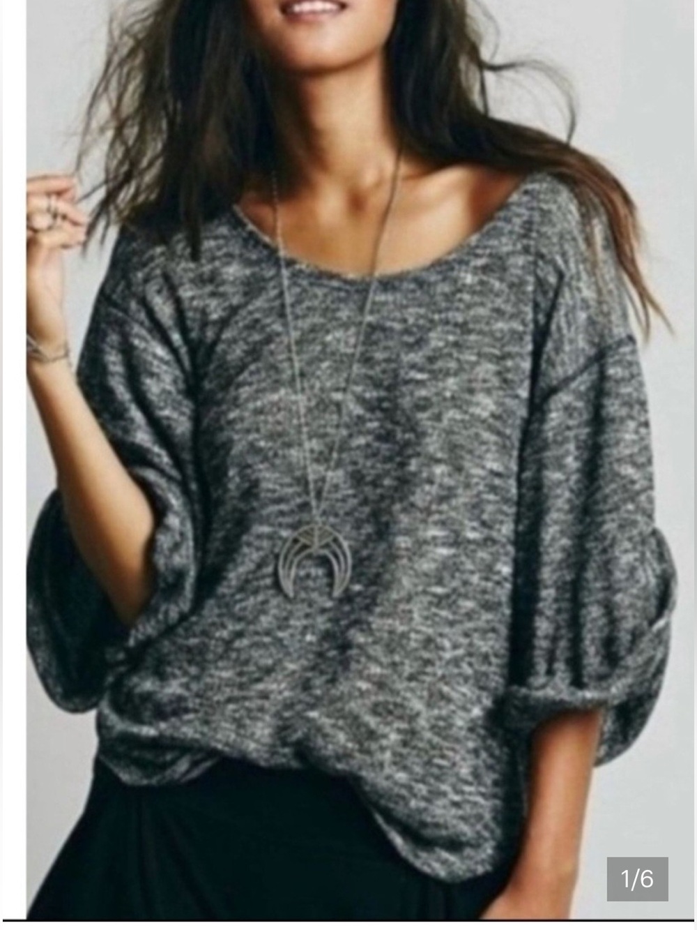Free People Beach Nani Marled Knit Sweater. Size XS.